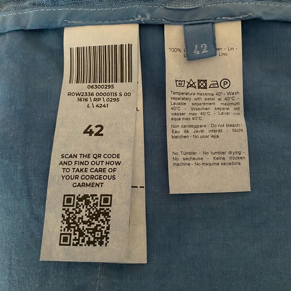 NWT Auth 120% LINO linen SHORTS/ Bermuda shorts sz S/6-8/ US-42 ITALY - Picture 11 of 15